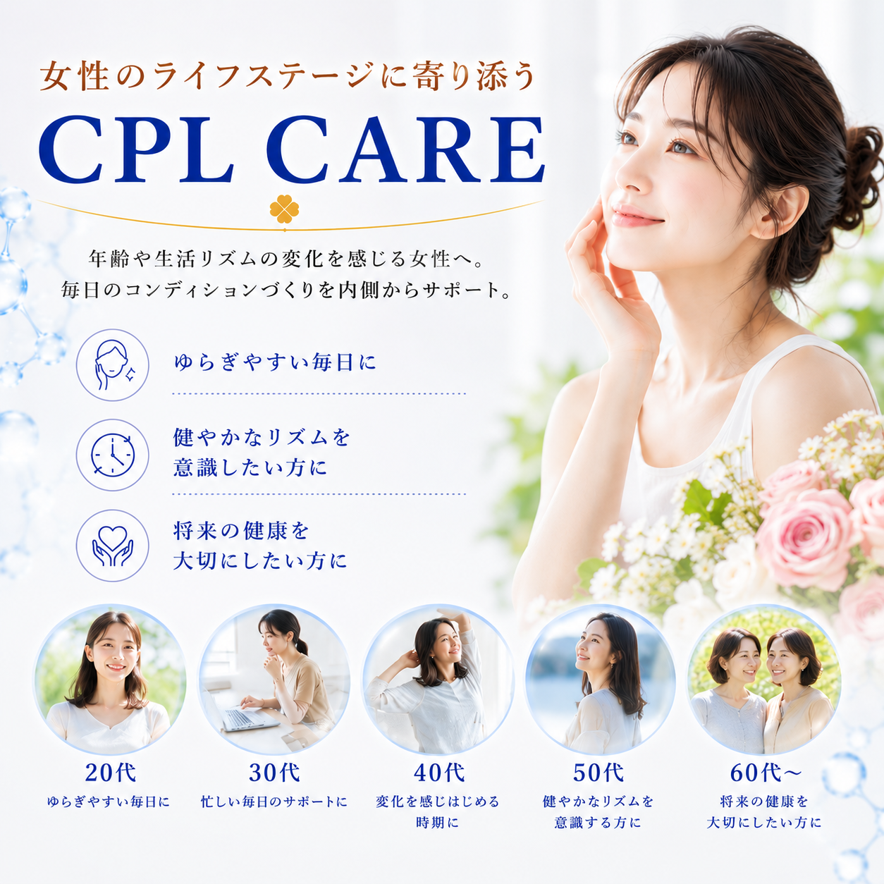 CPL CARE シーピーエル ケア QOL乳酸加工食品 90g 3g×30包 日本製 環状重合乳酸 L-乳酸 国産原料 女性の毎日の健康維持 インナーケア - 画像 (3)